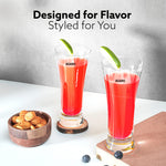 Elegant Pilsner Highball Glass, 330ml Each, Set of 6