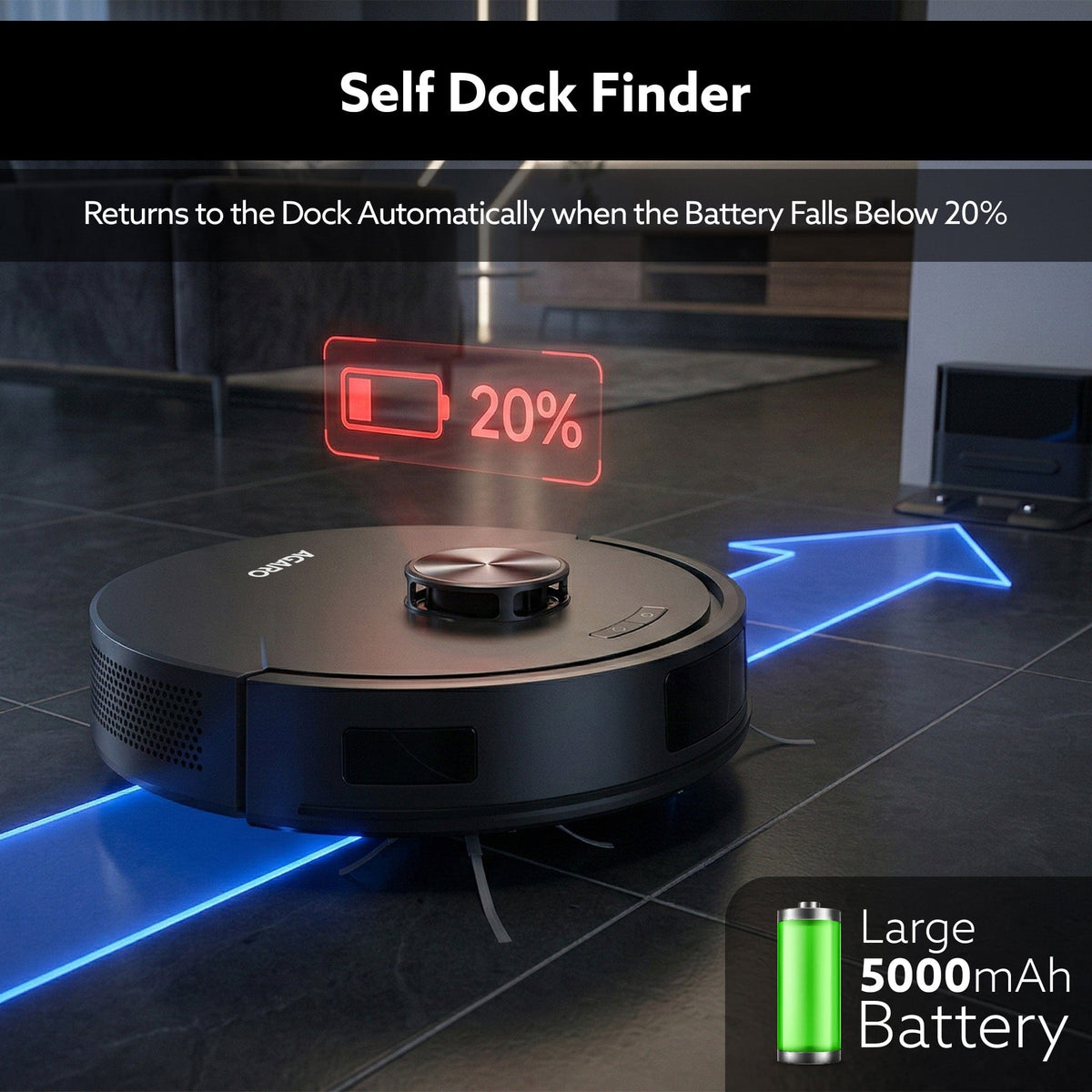 Alpha Pro Robot Vacuum Cleaner