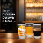 Elegant Shot Glass 45ml, Set of 6, Whisky Shot, Vodka Shot, Tequila Shot, Liquor Shot, Wine Tasting, Cocktail, Home, Bar