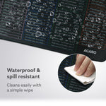 Keyboard Shortcut Deskmat, Extra Large Desk Mouse Pad with Windows & Office Shortcuts