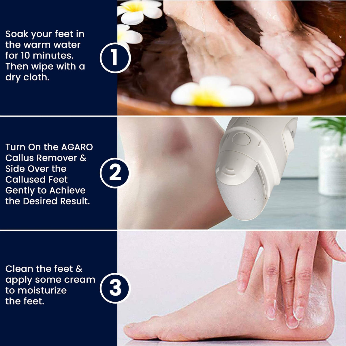 Callus Remover Replaceable heads - 3 Pcs