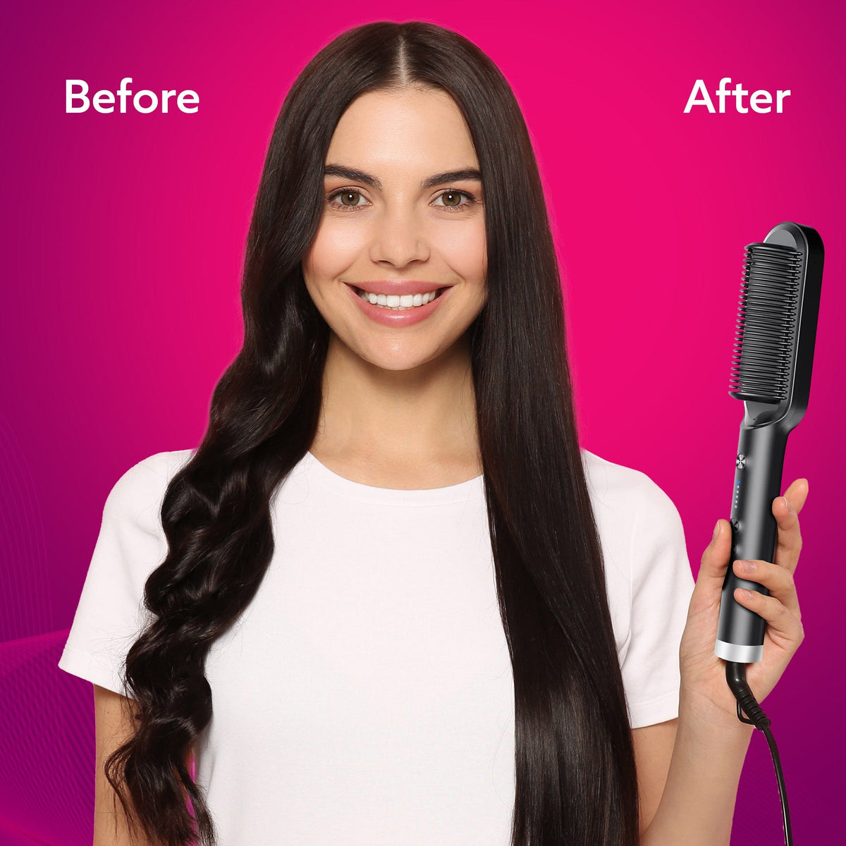 Hair Straightening Brush HSB2107