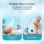 Prima Facial Steamer 2 in 1 Hair and Face Steamer for Natural Hair with UV Ozone