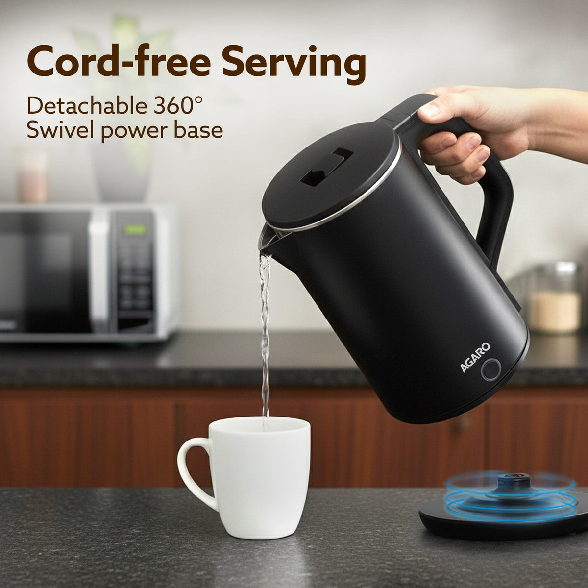 Elegant Electric Kettle  - 1.8L - Black |  Buy Electric Kettles Online in India at Best Price