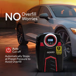 Marvel Tyre inflator, for Cars, 12V, Upto 150 PSI, 120 W Powerful Motor, Up to 3M Long Cable, Digital Display, Multiple Nozzles