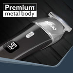 Royal Multi Grooming Kit For Men, 9in1, Shave| Trim | Style, Face Head Body Trimmer, Self Sharpening Stainless Steel Blade, 5 Combs, Metal Body, Type C Fast Charging, 120 Min Usage, IPX7, Silver