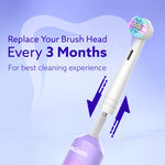 Cosmic Oscillating Electric Toothbrush Refill Heads Pack of 4