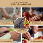 6x1 set for Knife and Scissor - SS