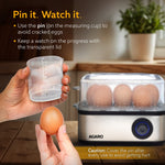 Grand Egg Boiler And Poacher - 500W, Silver