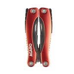12-in-1 Multi Tool Plier, Hardened Steel, Multipurpose Plier, Knife, Saw, Cable Cutter, Wire Stripper, Screwdriver And More, Ideal For Home, Office,Red