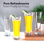 Elegant Pilsner Highball Glass, 330ml Each, Set of 6