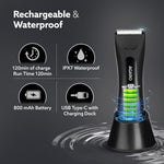 Grand Body Trimmer, For Beard, Body Shaving, 6 Length Settings, Self Sharpening Ceramic Blades, Waterproof (IPX7), Cordless, LED Torch, Dock Charging