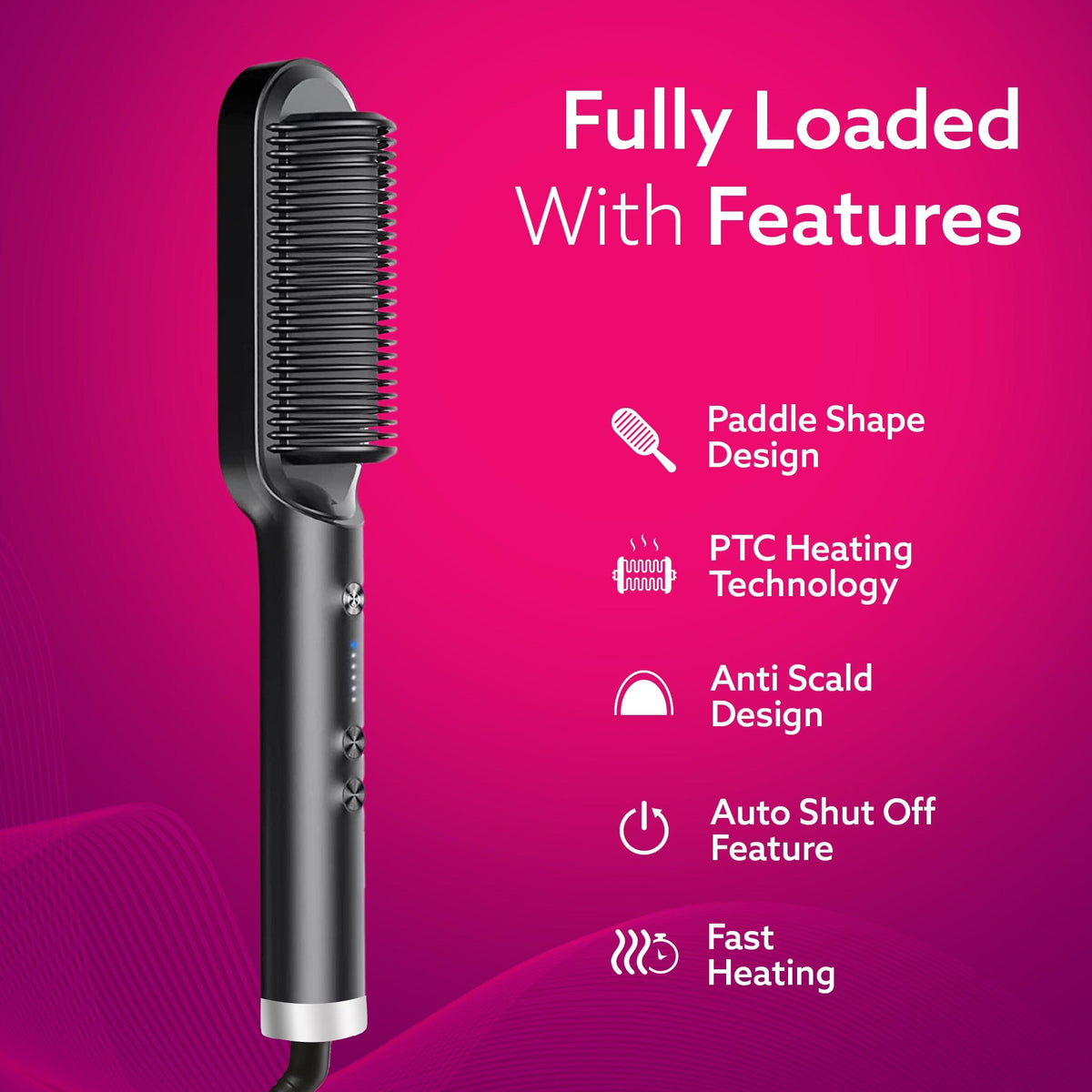 Hair Straightening Brush HSB2107