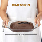 Elite Glass Baking Tray With Handle - 800ml