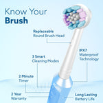 Cosmic Plus Oscillating Electric Toothbrush for Adults with Oscillating Technology