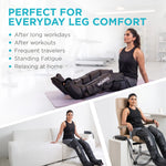 Regal Air Compression Leg Comforter for Muscle Relaxation, Relief & Blood Circulation, Full Leg (Feet, Calf & Thigh) Compression Therapy (Large)