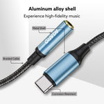 Type-C to 3.5mm Aux Female Converter with Built-in DAC, Hi-Res Durable Audio Adapter, Supports Mic & Calls, Compatible with iPhone 15 & above, Mobile, Laptops, Plug & Play USB-C to AUX Adapter