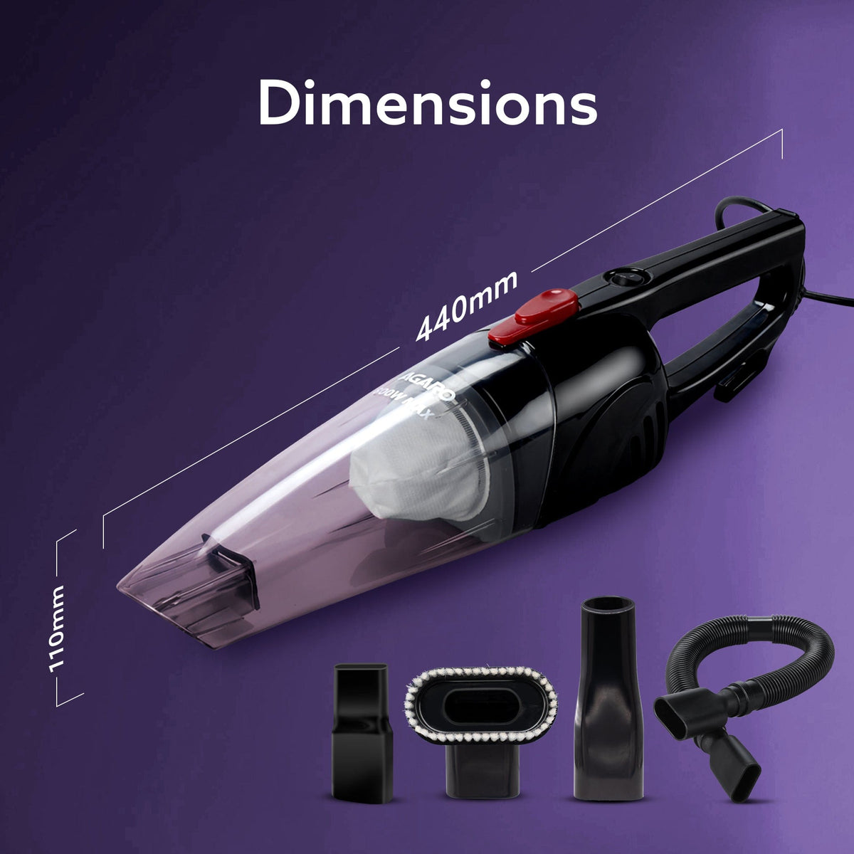 Regal Hand Held Vacuum Cleaner 800W