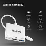 3-in-1 USB Type-C to HDMI Multi-Port Hub, 4K HDMI Output