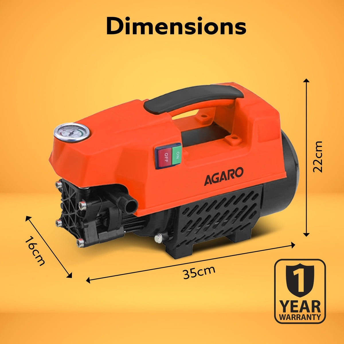 SUPREME High Pressure Washer 1800W