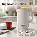 Elegant Electric Kettle, 1.8L, Double Layered Kettle, White
