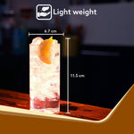 Elite Borosilicate Glass Tumbler, Serves Water, Cold Drinks, Juice, Milk, Pack of 6, 340 ml,  Flame Proof Glasses, Microwave & Dishwasher Safe, Transparent