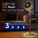 Royal 3D Air Circulation Tower Fan with Mood Lamp, Ultra-Quiet BLDC Standing Fan for Home & Office Use, Touch & Remote Control, 12 Wind Speed, 5 Modes, 90˚ Horizontal & 90˚ Vertical Oscillation