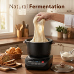 Regal Dough Maker Machine, 5L, 300W Electric Atta Maker with Automatic Dough Kneading, Ceramic-Coated Stainless Steel Bowl with lid