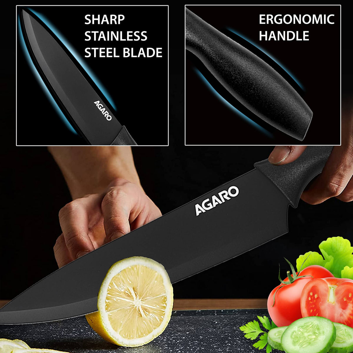 Grand 17 Pcs Kitchen Knifes Set