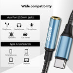 Type-C to 3.5mm Aux Female Converter with Built-in DAC, Hi-Res Durable Audio Adapter, Supports Mic & Calls, Compatible with iPhone 15 & above, Mobile, Laptops, Plug & Play USB-C to AUX Adapter