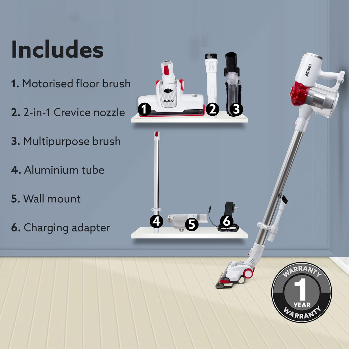 Regency Cordless Stick Vacuum Cleaner