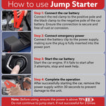 Regal Tyre inflator & Jump Starter, For Cars & Bikes, 12V, Upto 150 PSI, 10000 mAH Powerful Battery, LED Light, Digital Display, Multiple Nozzles