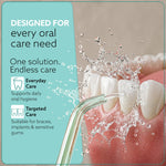 Ultra Travel Dental Flosser for teeth,Portable,Cordless,Rechargeable,4 Cleaning Modes, IPX7 Waterproof,180ml Water tank,Flossing at Home & Travel, Oral Flosser,Oral Irrigator, Sea Green
