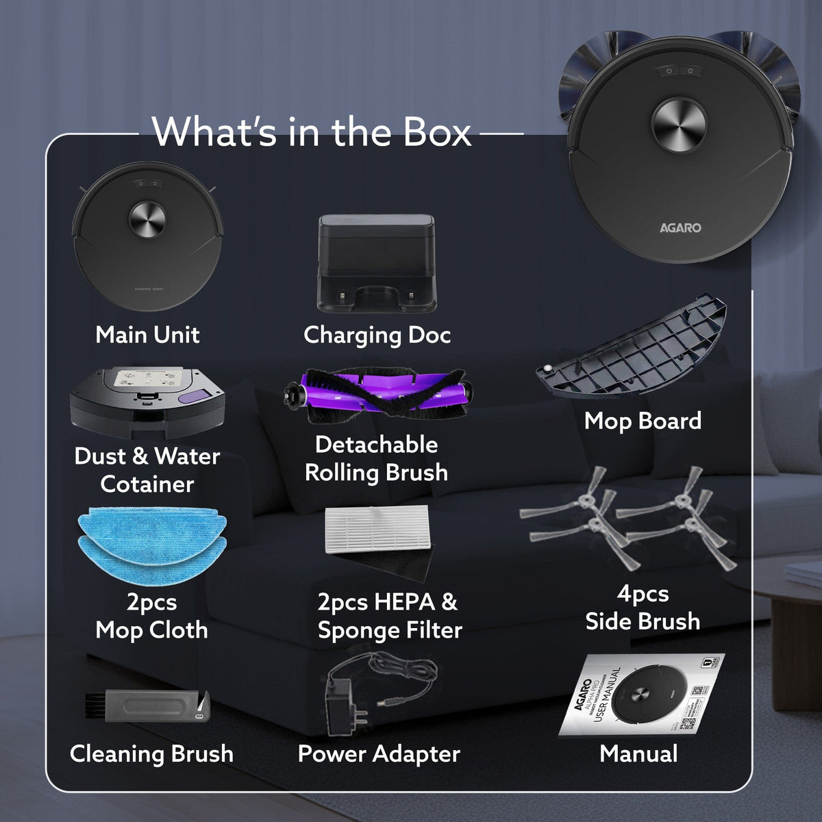 Alpha Pro Robot Vacuum Cleaner