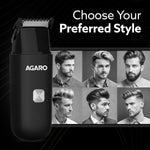 Beard Trimmer MT7007, 60 mins run time with Type C, 2pcs limit comb - 1mm & 3mm, Protective Cap, Washable Trimmer Head | Trimmer for Men