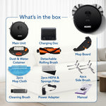 Imperial Robot Vacuum Cleaner, Dual Brush, Dry Vacuum & Wet Mop, Automatic Cleaning, Up to 10000Pa Strong Suction, App Control, Lidar Navigation, Editable Map to Clean, Hard Floor & Carpet