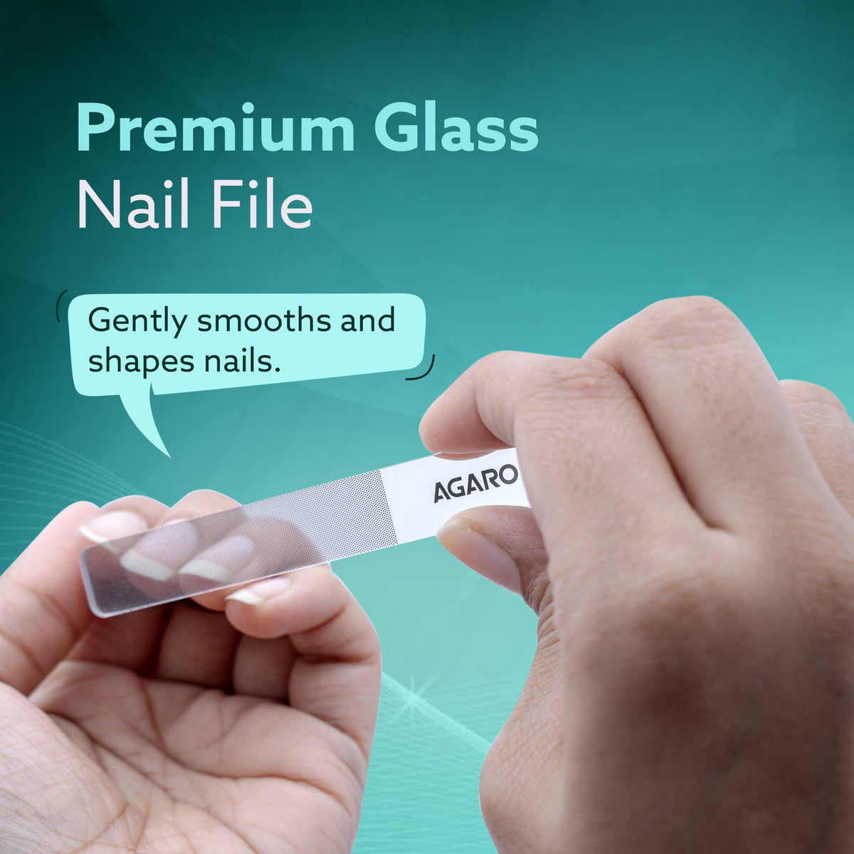 4-in-1 Nail Clipper Set – Manicure & Pedicure Kit with Fingernail & Toenail Clippers, Premium Glass Nail File, Ergonomic Non-Slip Grip, Travel Case for Men & Women (Dark Green)