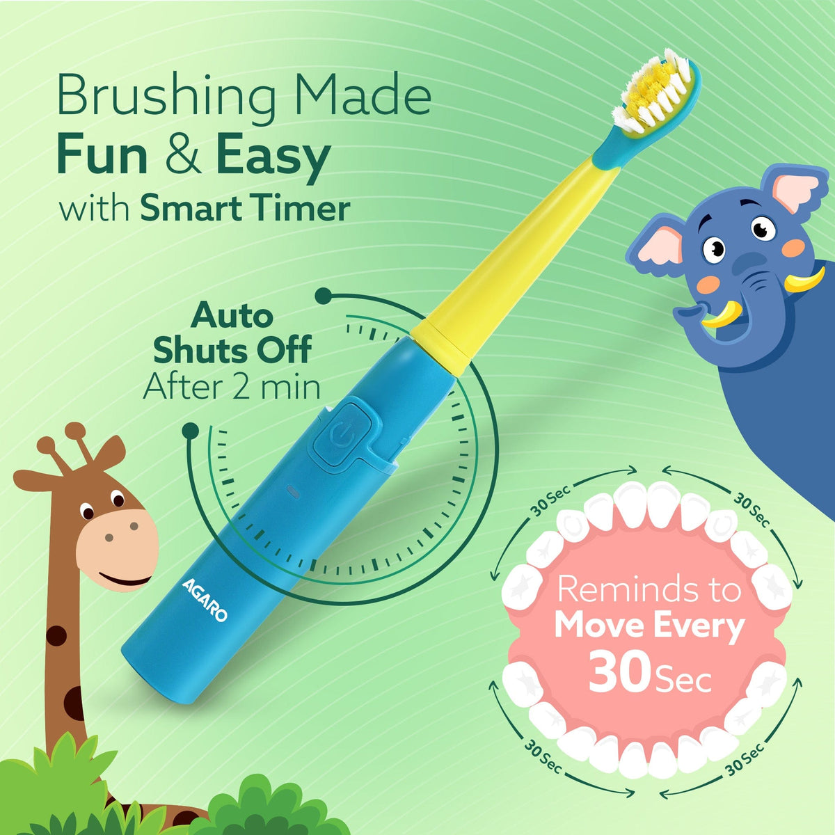 REX Sonic Electric Kids Toothbrush