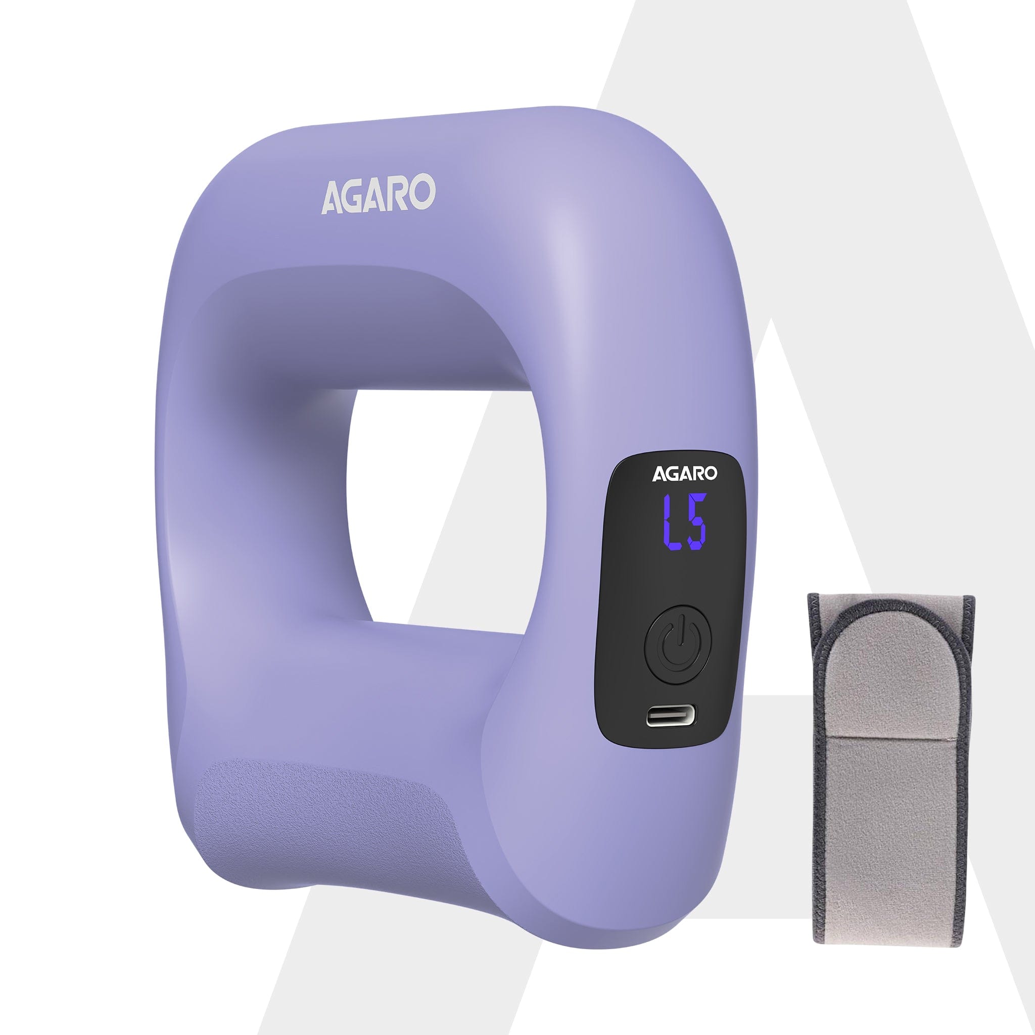 Ring Massager, Deep Tissue Massage, Mini Massage Gun for Pain Relief & Relaxation, Rechargeable, Handheld, 5 Speed Setting, 3 Modes, For Men and Women