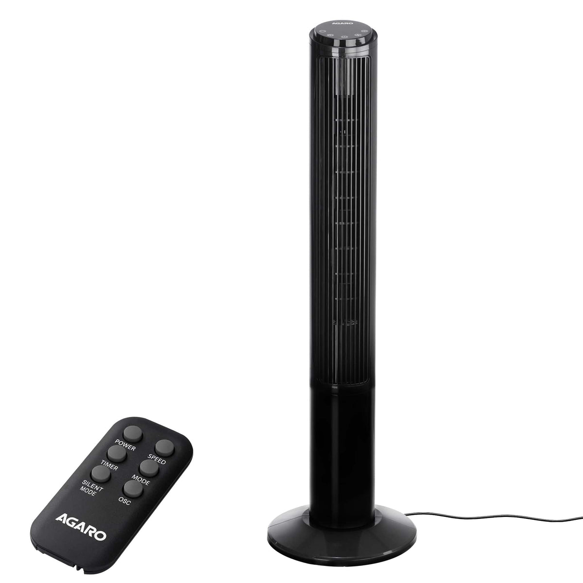 Imperial Oscillating Tower Fan, 40 Inches, 3 Speed, 2 Modes, Electric Standing Fan