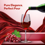 Elegant Wine Glass 390ml, Set of 6, Whisky, Vodka, Tequila, Liquor, Wine Tasting, Cocktail, Home, Bar