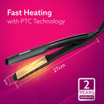 Elite Hair Straightener, Wide/Broad Plate, Keratin Infused Ceramic Coated Plate, For Long/Medium Hair