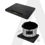 Elite Sliding Tray S1, for Kitchen Appliances, Smooth Countertop Slider Tray with Rubber Wheels for Coffee Machine, Mixer Grinder, Air Fryer, Micro Oven & More, Anti-Slip & Durable Build, Black
