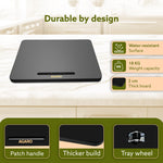 Elite Sliding Tray S2, for Kitchen Appliances, Smooth Countertop Slider Tray with Rubber Wheels for Coffee Machine, Mixer Grinder, Air Fryer, Micro Oven & More, Anti-Slip & Durable Build, Black