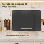 Elite Sliding Tray S2, for Kitchen Appliances, Smooth Countertop Slider Tray with Rubber Wheels for Coffee Machine, Mixer Grinder, Air Fryer, Micro Oven & More, Anti-Slip & Durable Build, Black