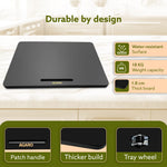 Elite Sliding Tray S3, for Kitchen Appliances, Smooth Countertop Slider Tray with Rubber Wheels for Coffee Machine, Mixer Grinder, Air Fryer, Micro Oven & More, Anti-Slip & Durable Build, Black