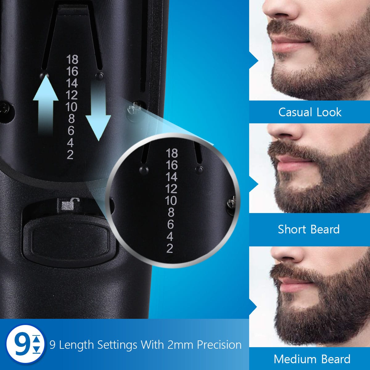 MT 7001 Beard Trimmer for Men