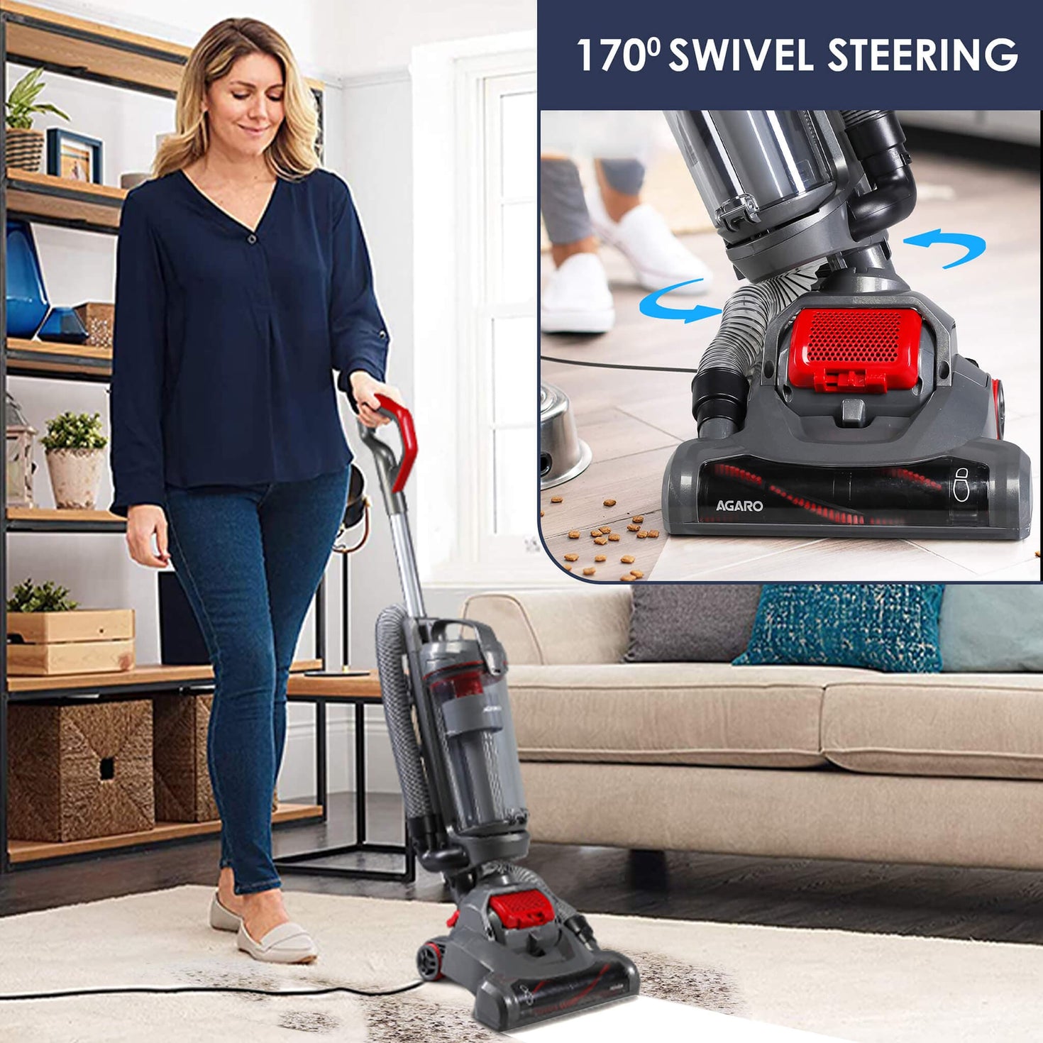 AGARO ROYAL Upright Bagless Vacuum Cleaner Agaro