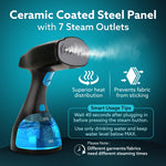 Signify Handheld Garment Steamer-Black & Blue