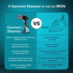 Signify Handheld Garment Steamer-Black & Blue